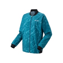 Yonex kurtka treningowa Warm-Up Club Team YJ0041 2024 niebiesko-zielona chłopcy